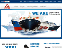 Tablet Screenshot of hansengroup.com.tw